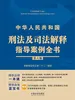 中华人民共和国刑法及司法解释指导案例全书（第六版）